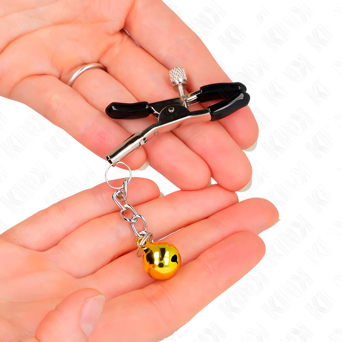 kink pinces a meton pendentif jingle bell or 6 cm