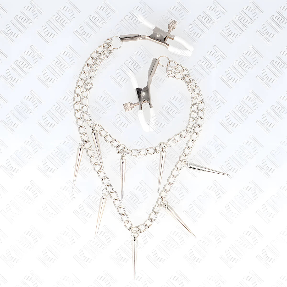 kink pinces a metelier avec chaines a pointes 30 cm