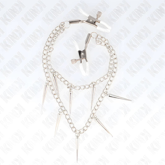 kink pinces a metelier avec chaines a pointes 30 cm