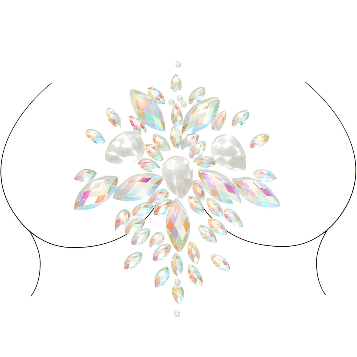 leg avenue bijou de corps adhesif celeste 1