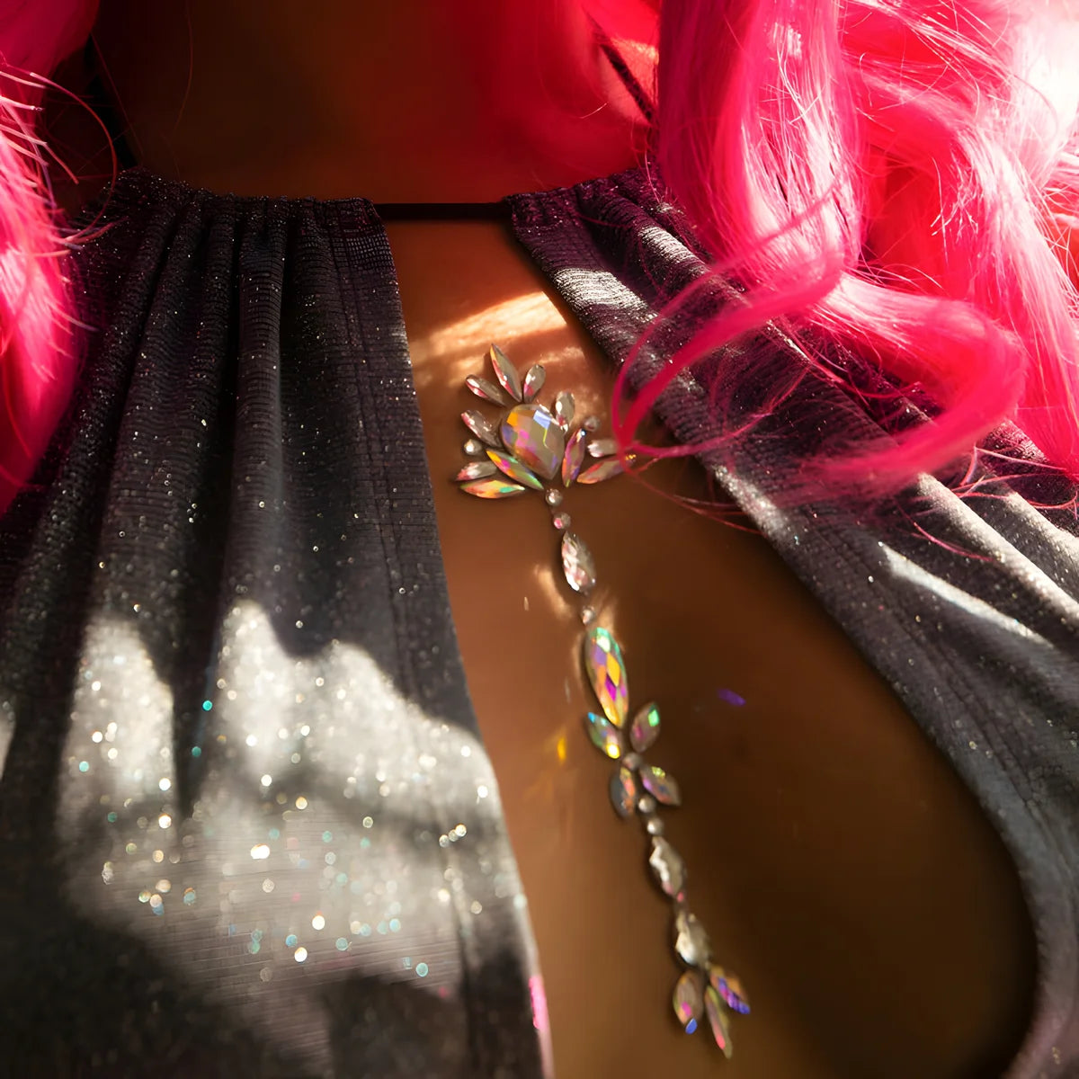 leg avenue bijou de corps adhesif jade 1