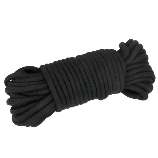 kink corde en coton 20 metres noir