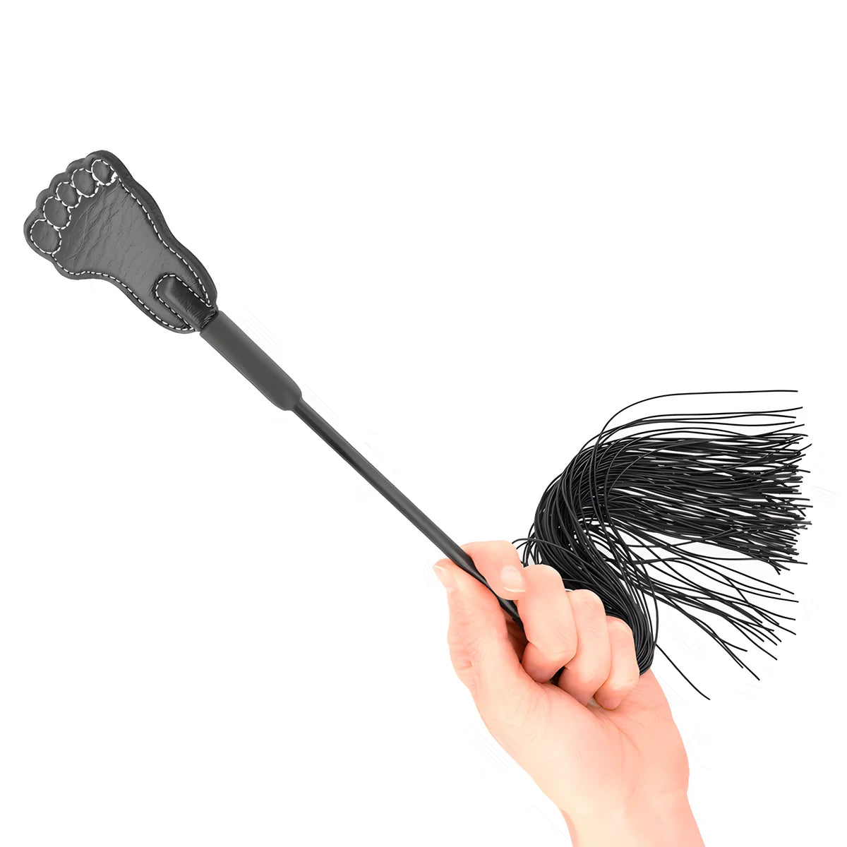 kink pagaie en forme de pied avec fouet a gland 31 cm