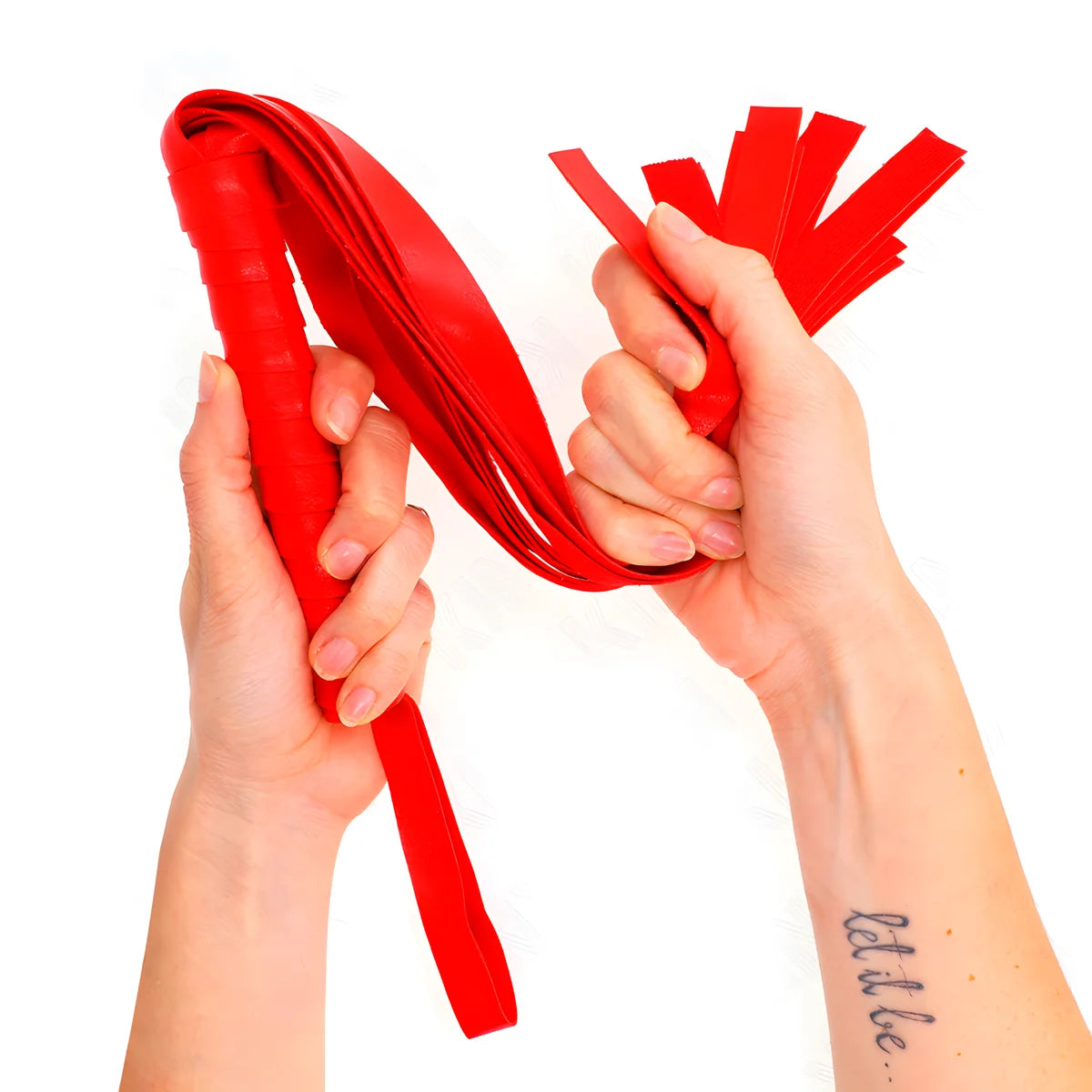 kink fouet a queue large rouge 48 5 cm