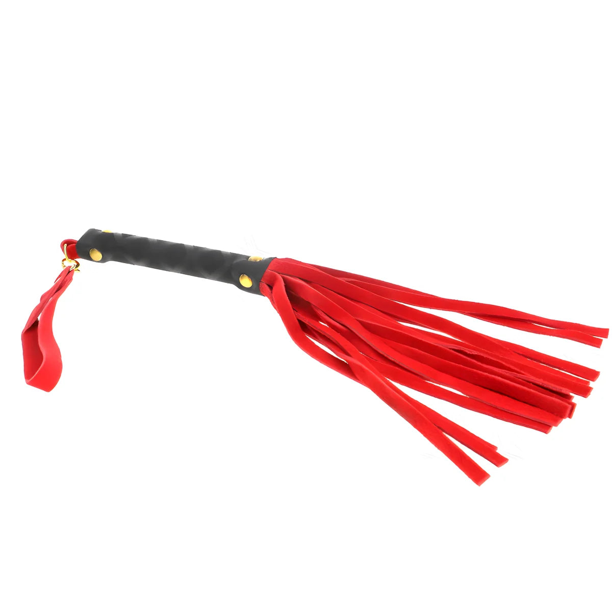 kink mini fouet daim rouge 30 cm