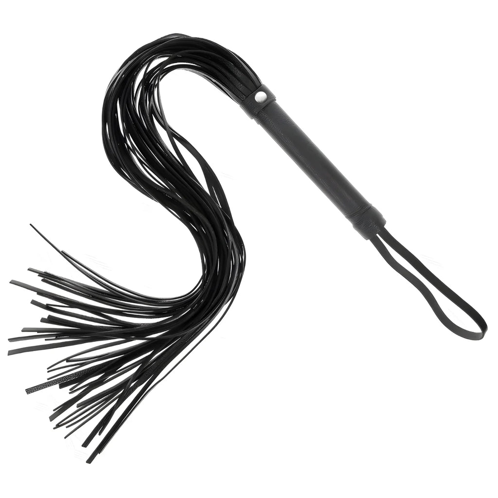 kink fouet pvc souple noir 70 cm
