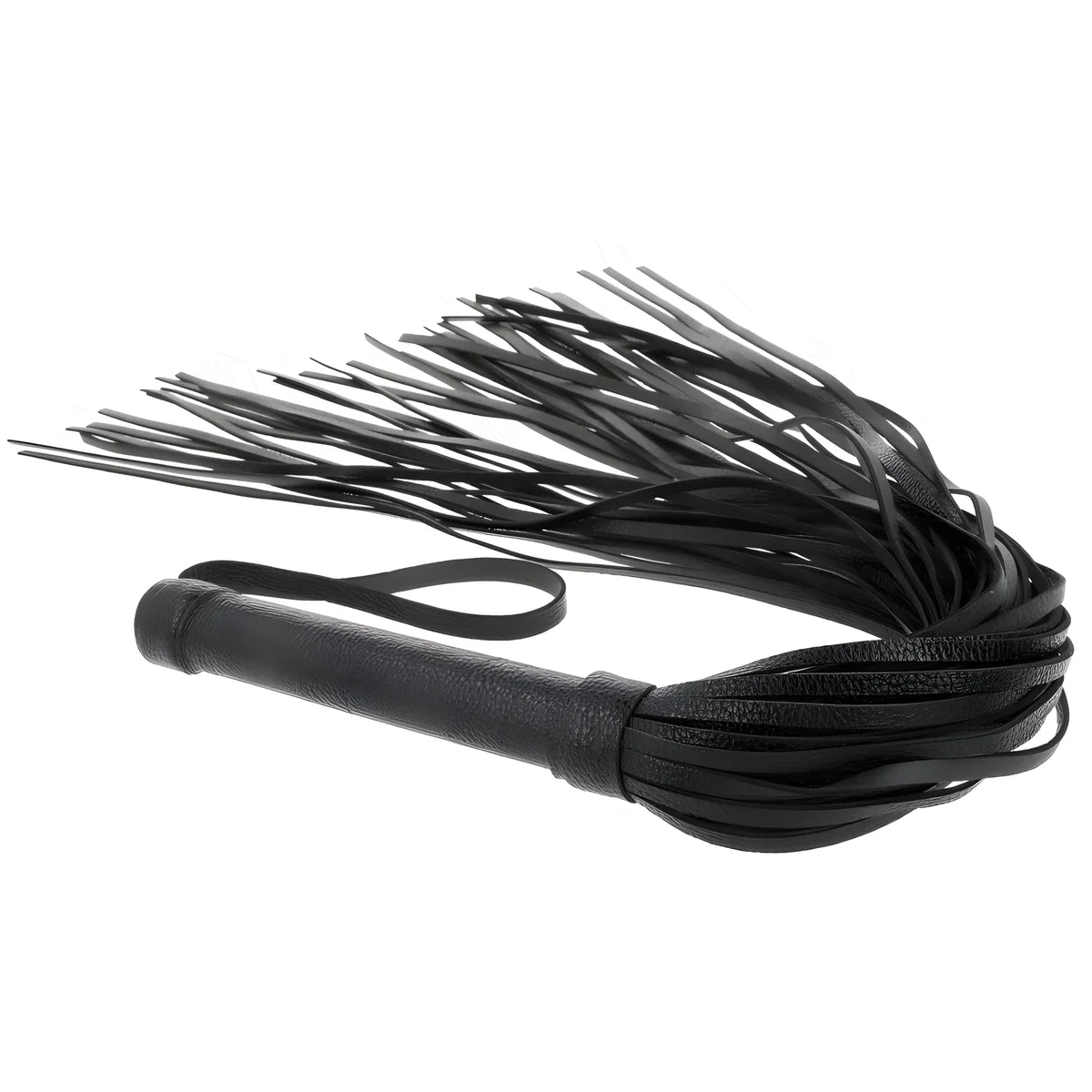 kink fouet pvc souple noir 70 cm