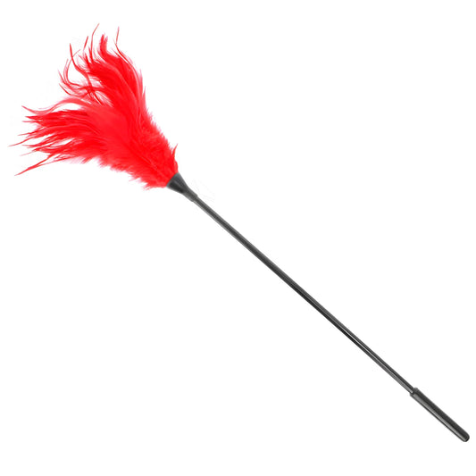 kink plusieurs plumes de chatouilles rouges 45 cm