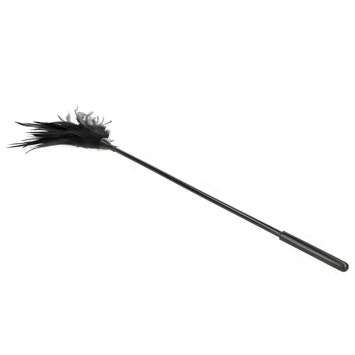 kink plusieurs plumes de chatouilles noires 45 cm