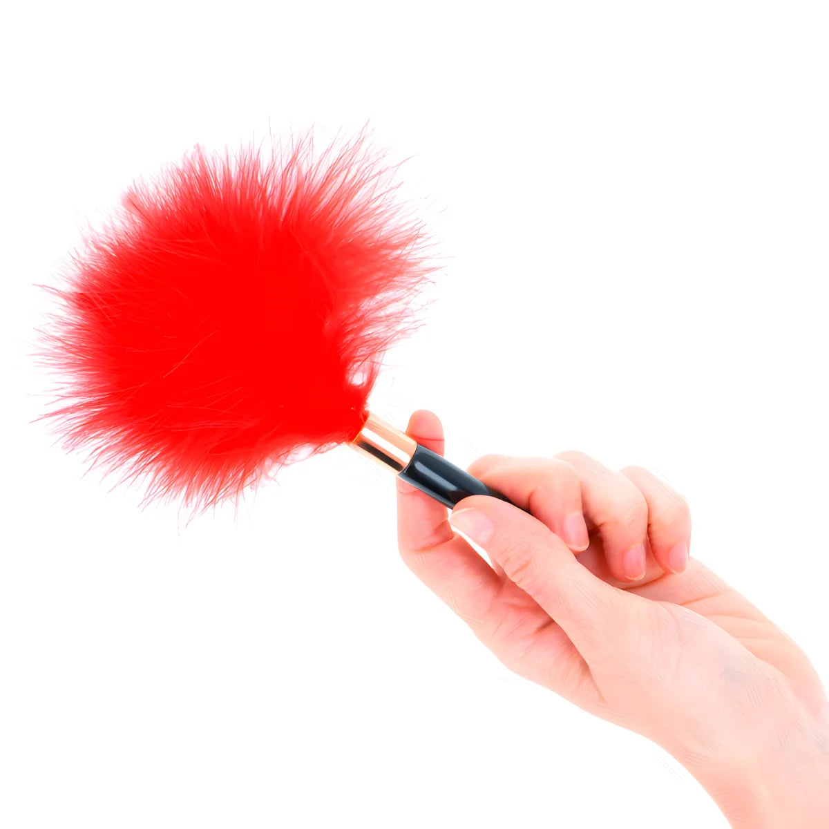 kink plumes chacoules en metal rouge or 18 cm