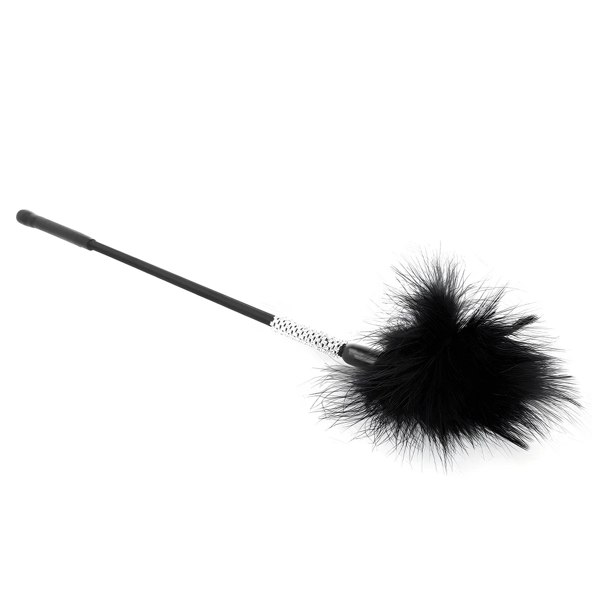 kink plumes chacouilles avec manche strass 50 cm