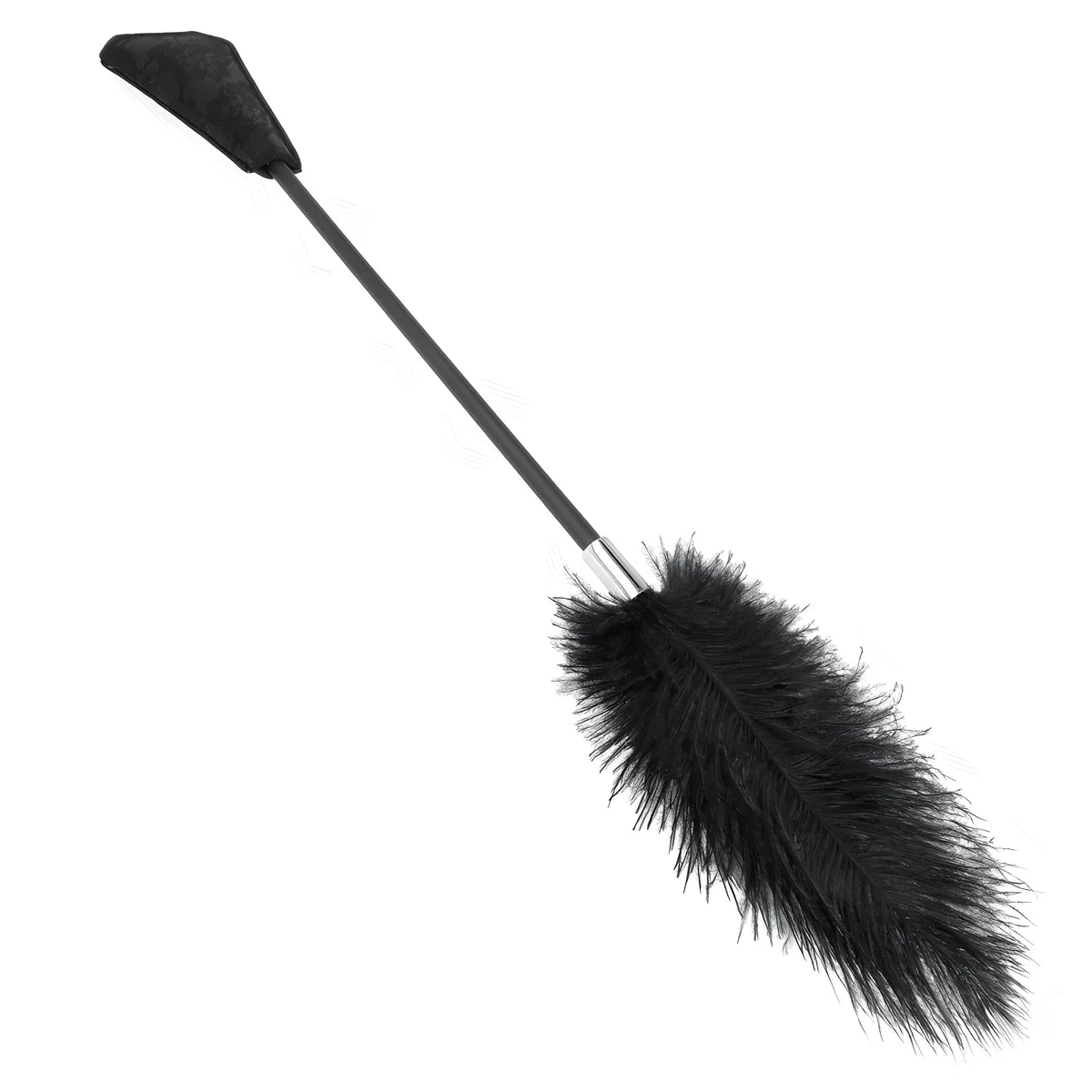 kink plumes dautruche pour tickle avec palette dentelle 56 cm