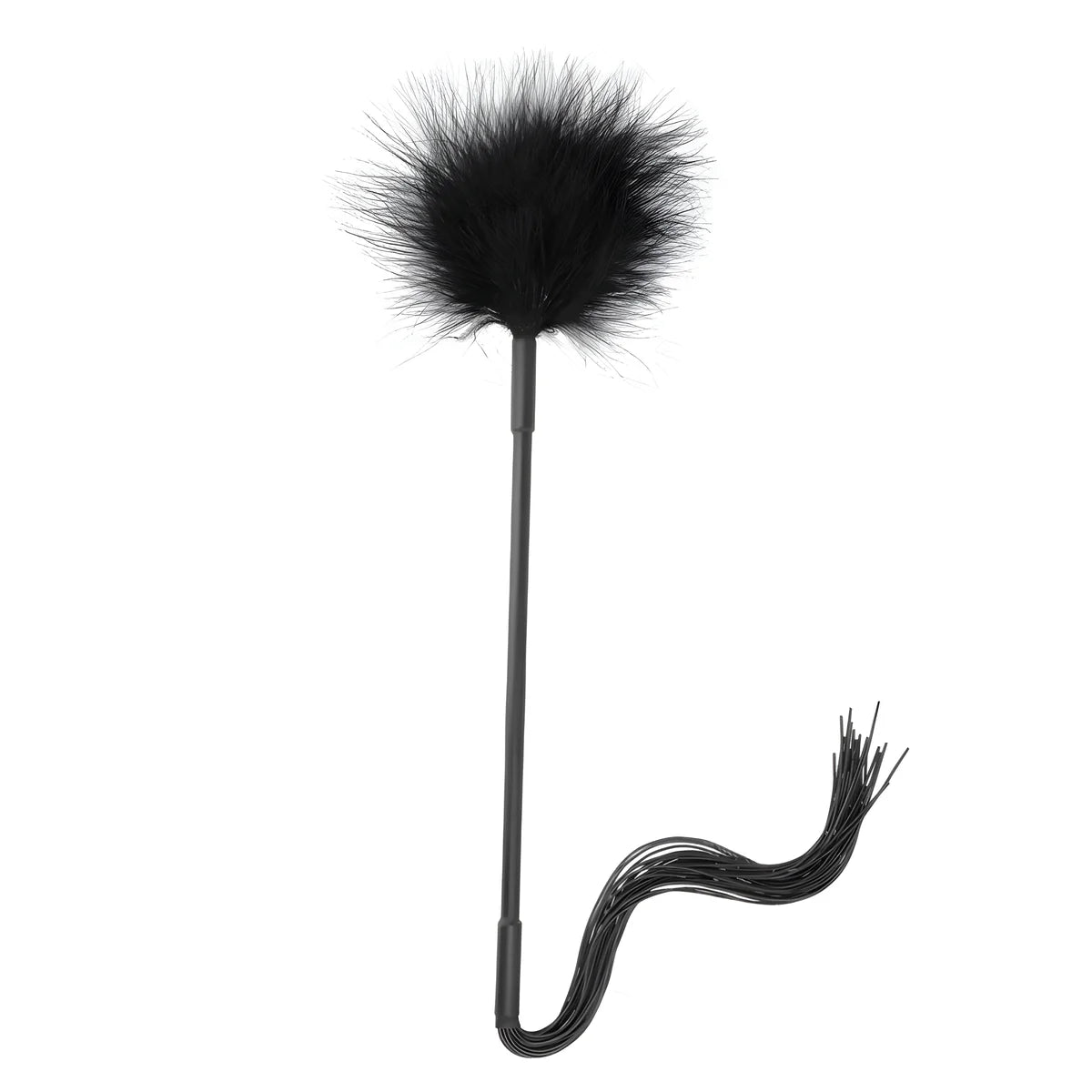 kink fouet en silicone avec plumes pour chatouiller 47 cm