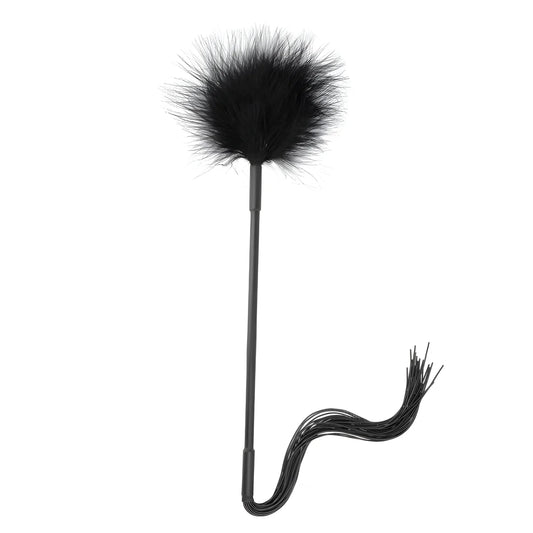 kink fouet en silicone avec plumes pour chatouiller 47 cm
