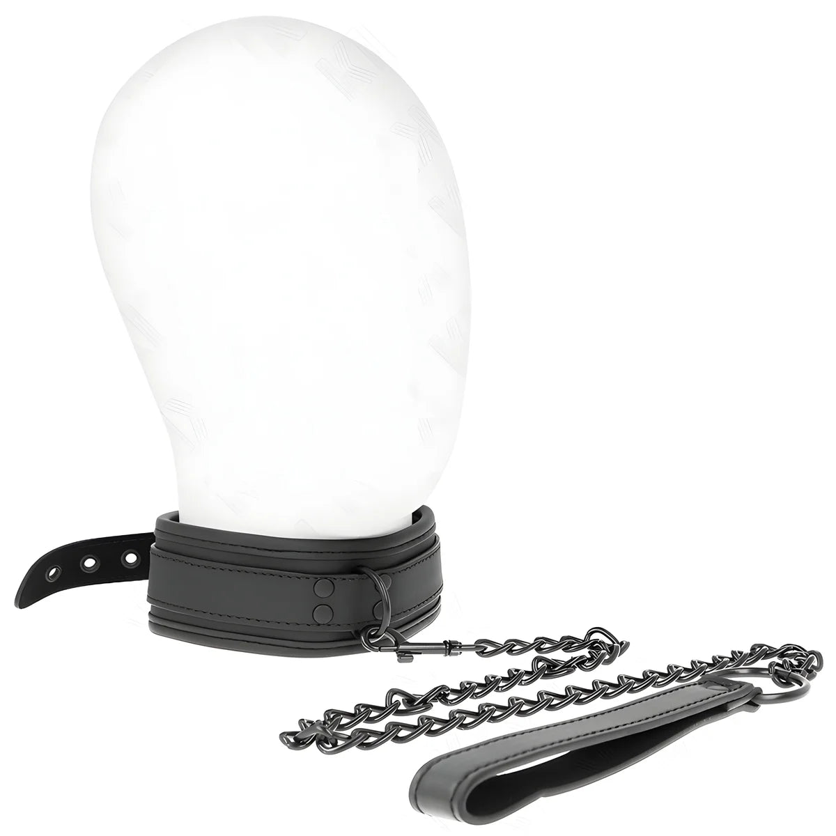 kink collier de bondage en neoprene modele 1 avec ceinture 78 cm reglable 37 5 x 49 5 cm