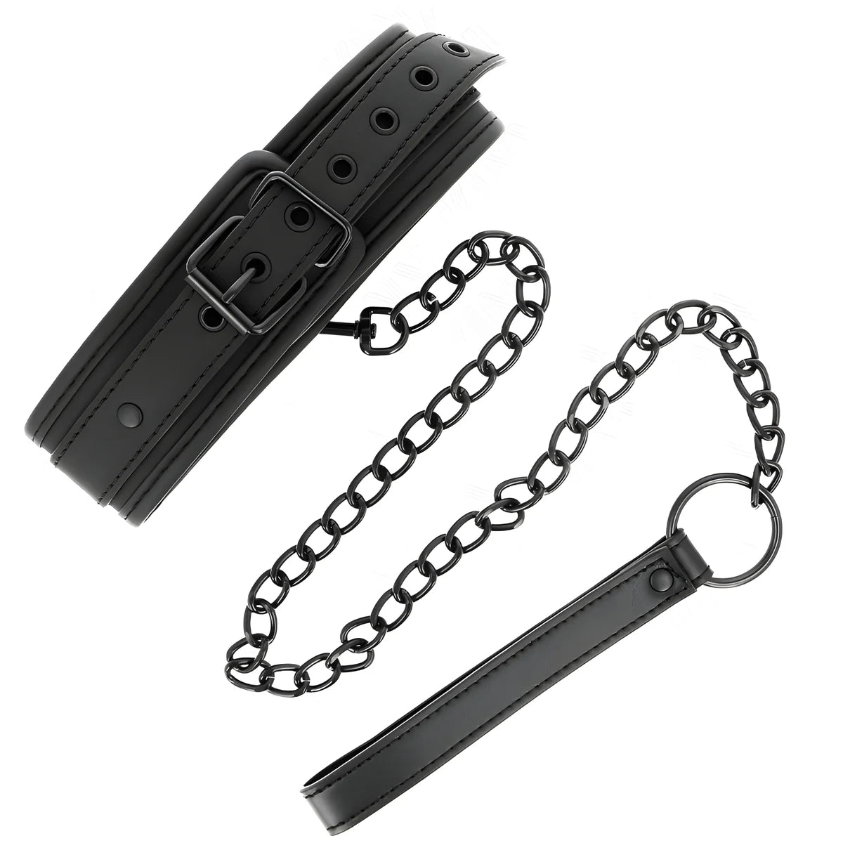 kink collier de bondage en neoprene modele 1 avec ceinture 78 cm reglable 37 5 x 49 5 cm