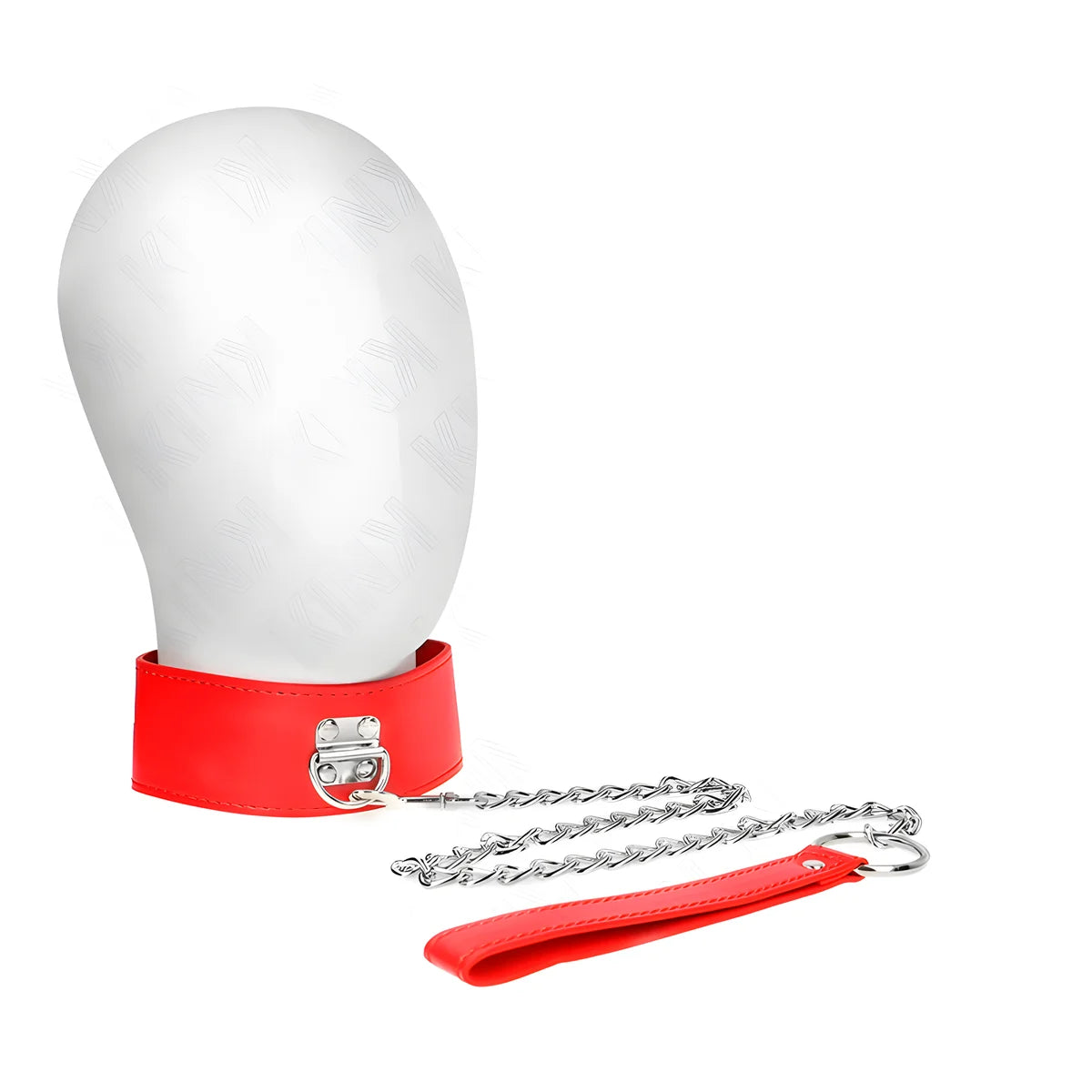 kink collier avec ceinture 65 cm avec large bracelet rouge ajustable 33 5 41 cm x 5 cm
