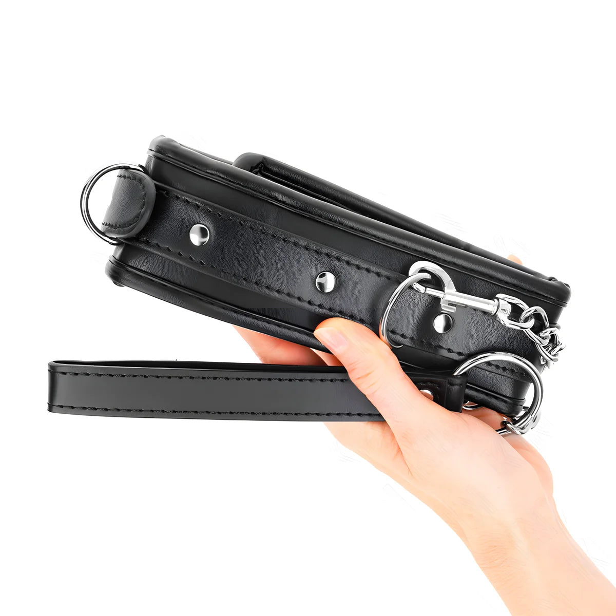 kink collier lourd avec ceinture 65 cm modele 1 reglable 36 5 50 cm