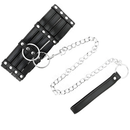 kink collier avec ceinture 65 cm sub style ajustable 35 51 cm x 7 cm