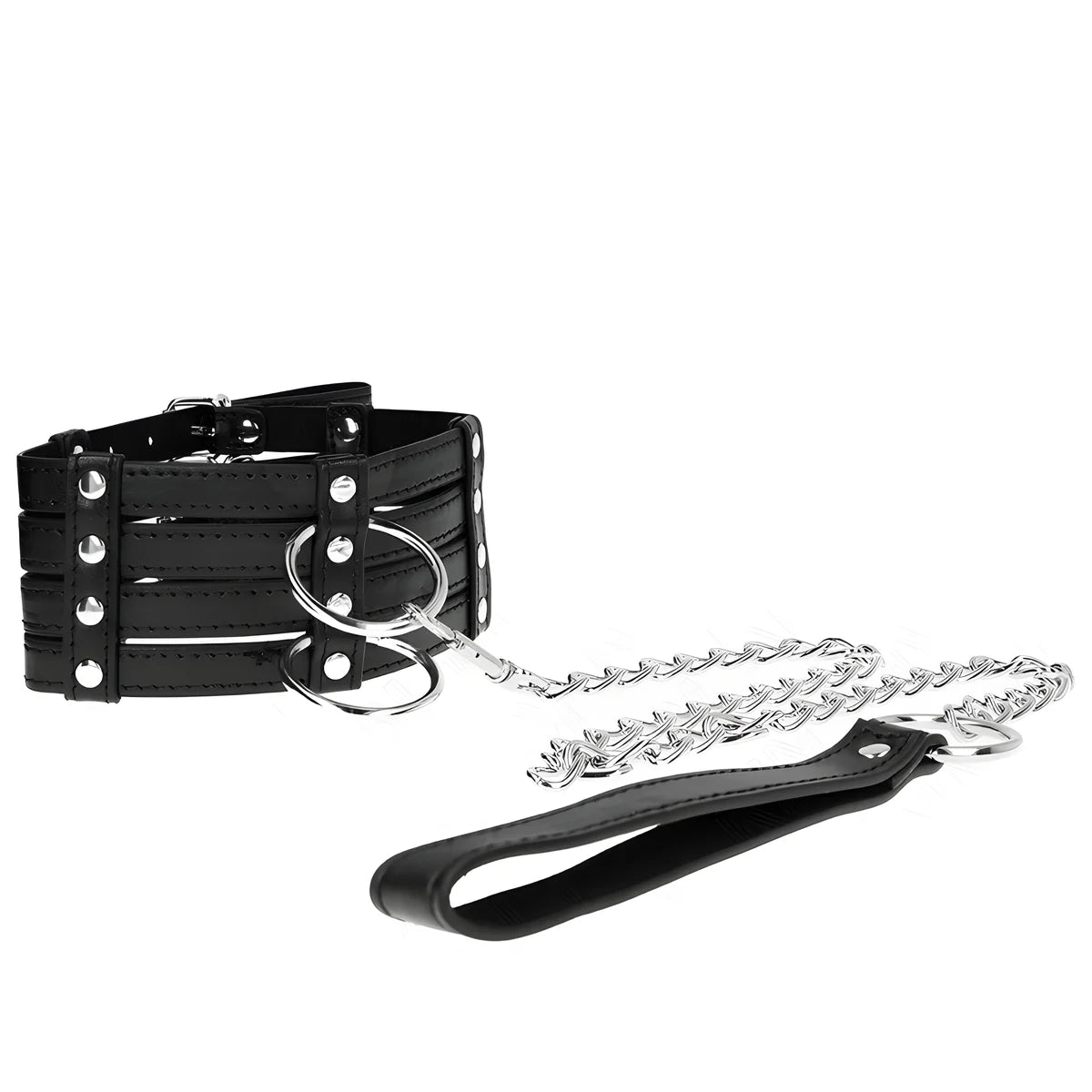 kink collier avec ceinture 65 cm sub style ajustable 35 51 cm x 7 cm