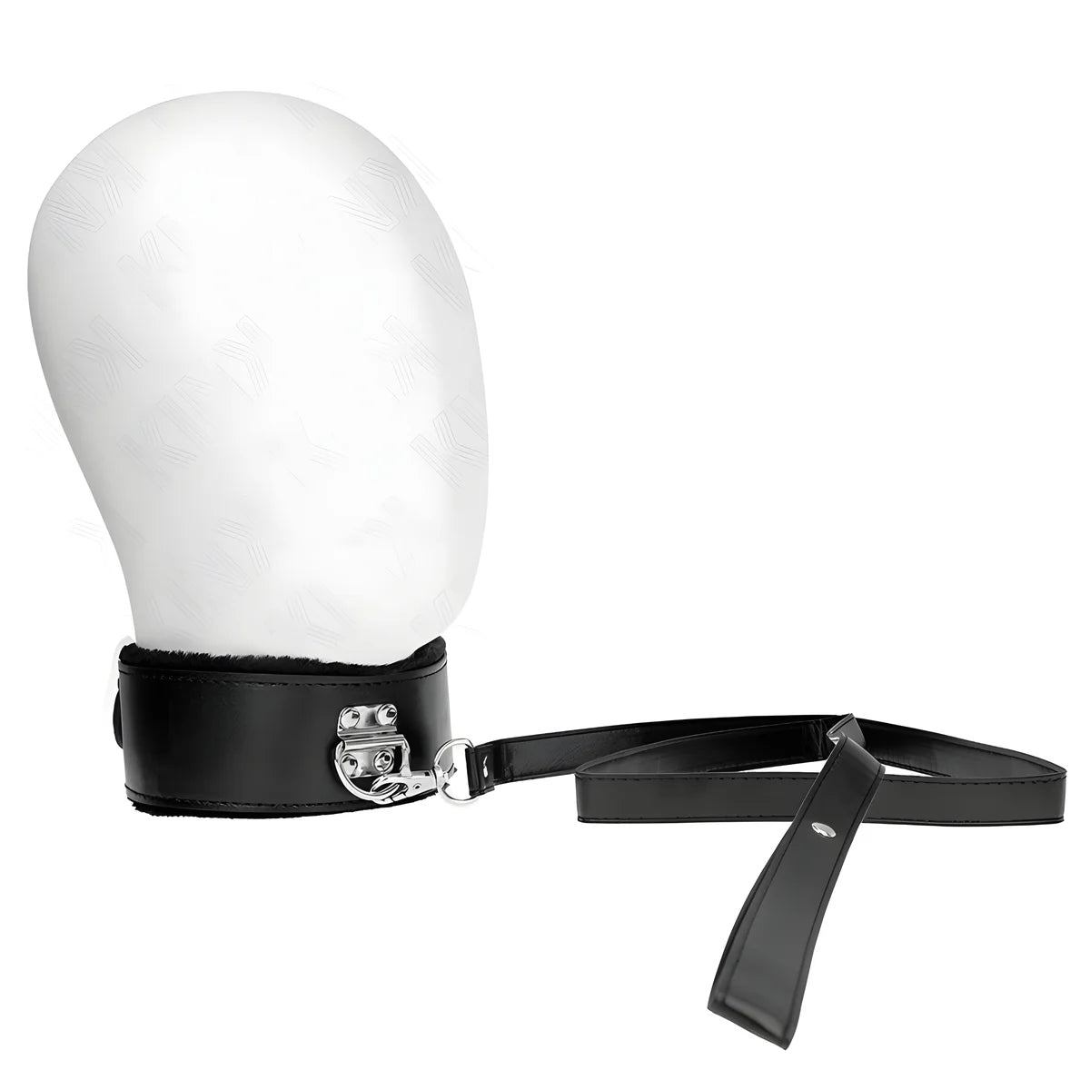 kink collier avec laisse 116 cm avec clous argentes modele 4 noir ajustable 40 48 cm x 6 cm