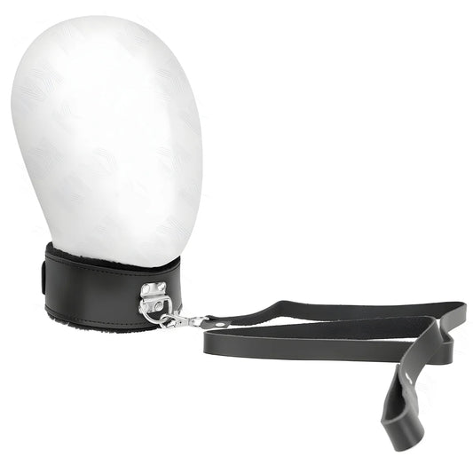 kink collier avec ceinture 116 cm avec bracelet en cuir noir ajustable 40 48 cm x 6 cm