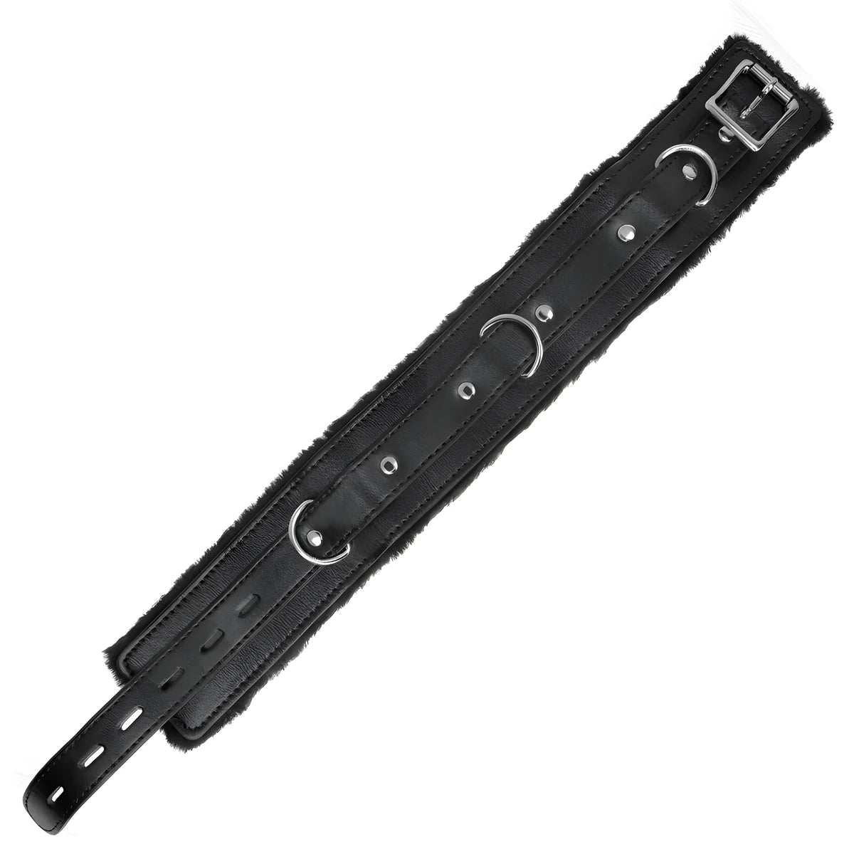 kink collier avec laisse 65 cm avec restrictions noir 36 42 cm x 5 5 cm