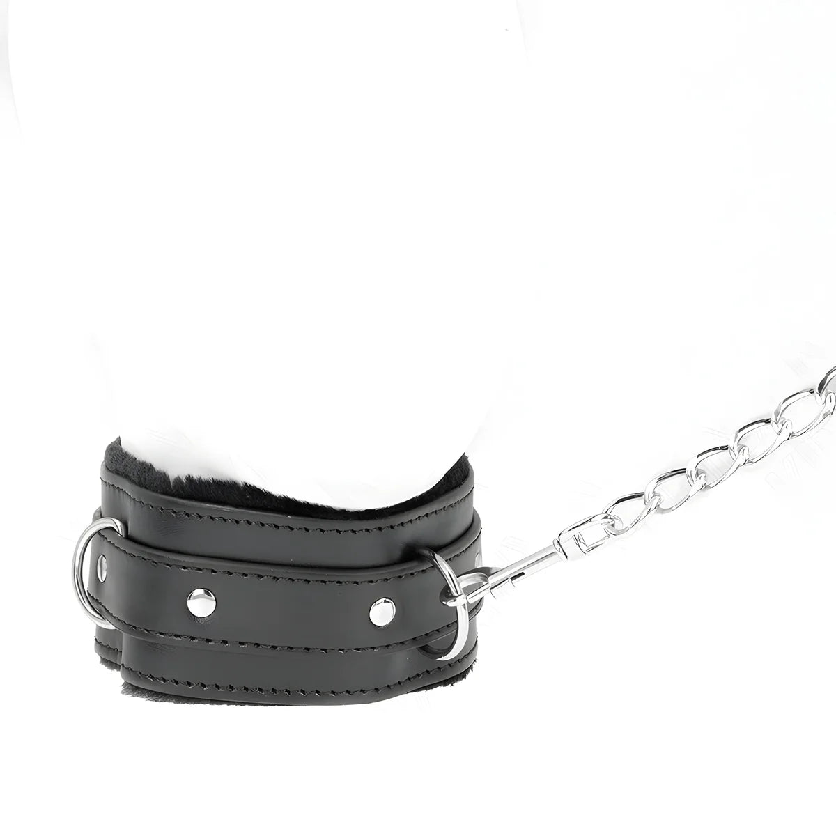 kink collier avec laisse 65 cm avec restrictions noir 36 42 cm x 5 5 cm