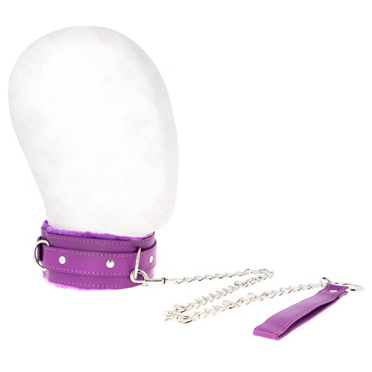 kink collier avec laisse 65 cm avec restrictions violet 36 42 cm x 5 5 cm