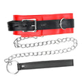 Collier de soumission à sangle bicolore ajustable — angle alternatif