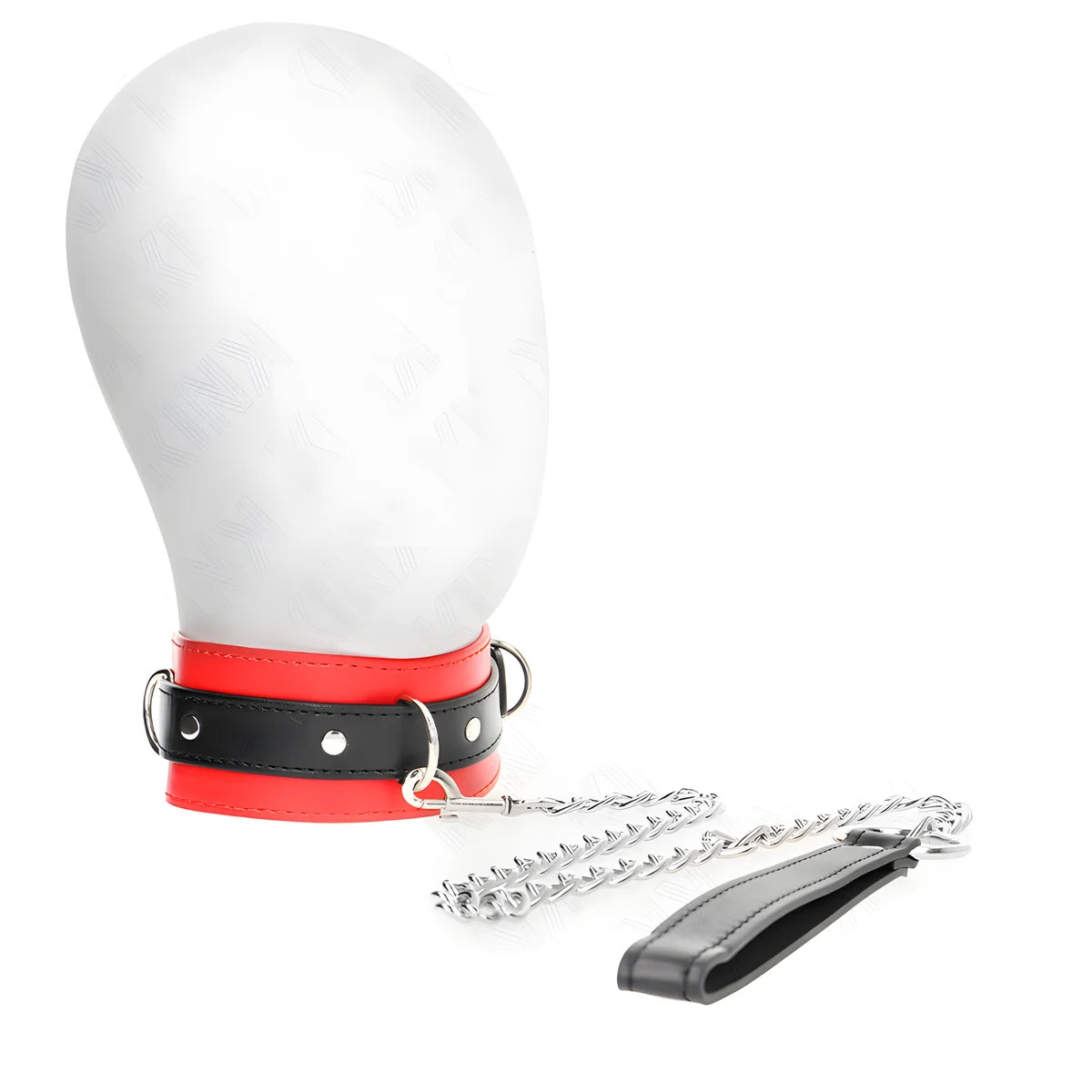 kink collier avec ceinture 65 cm avec sangle rouge 54 x 4 5 cm