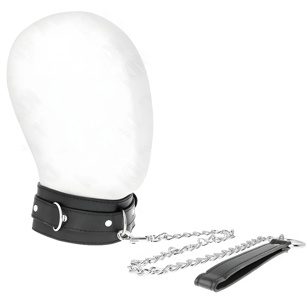 kink collier avec ceinture 65 cm avec sangle noir 54 x 4 5 cm