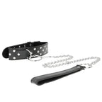kink collier rivet anneau avec ceinture 65 cm noir ajustable 36 50 cm x 3 8 cm