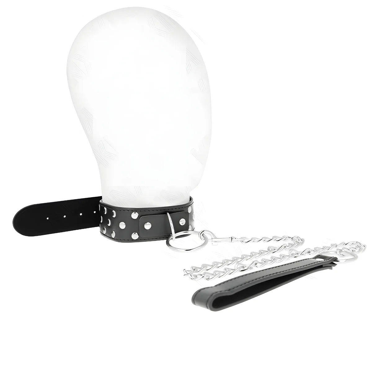 kink collier rivet anneau avec ceinture 65 cm noir ajustable 36 50 cm x 3 8 cm