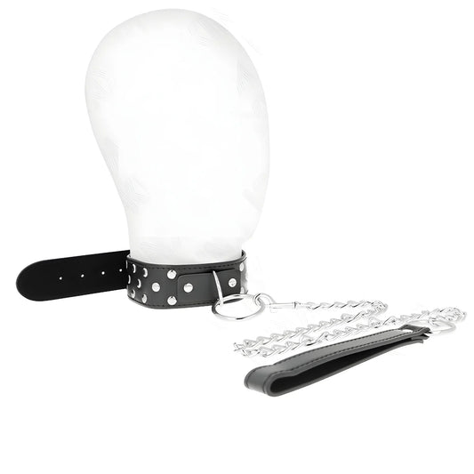 kink collier rivet anneau avec ceinture 65 cm noir ajustable 36 50 cm x 3 8 cm