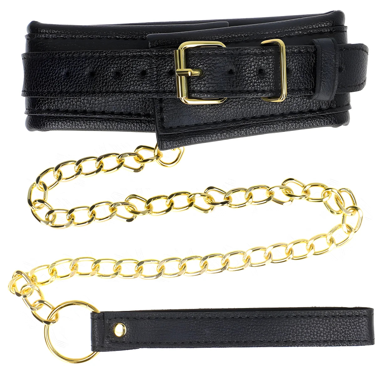 kink collier avec bracelet imitation cuir eponge modele 1 reglable 37 54 cm x 3 cm