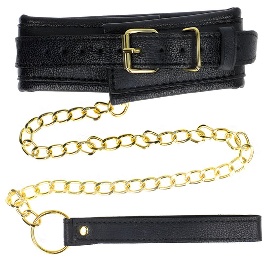 kink collier avec bracelet imitation cuir eponge modele 1 reglable 37 54 cm x 3 cm