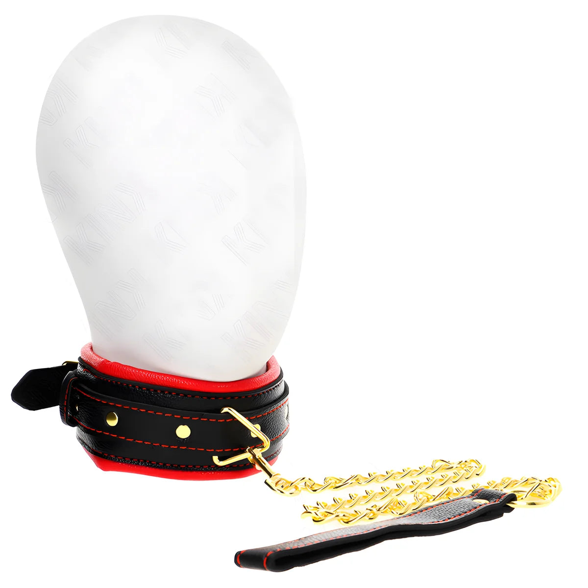 kink collier avec bracelet imitation cuir eponge modele 2 reglable 37 54 cm x 3 cm