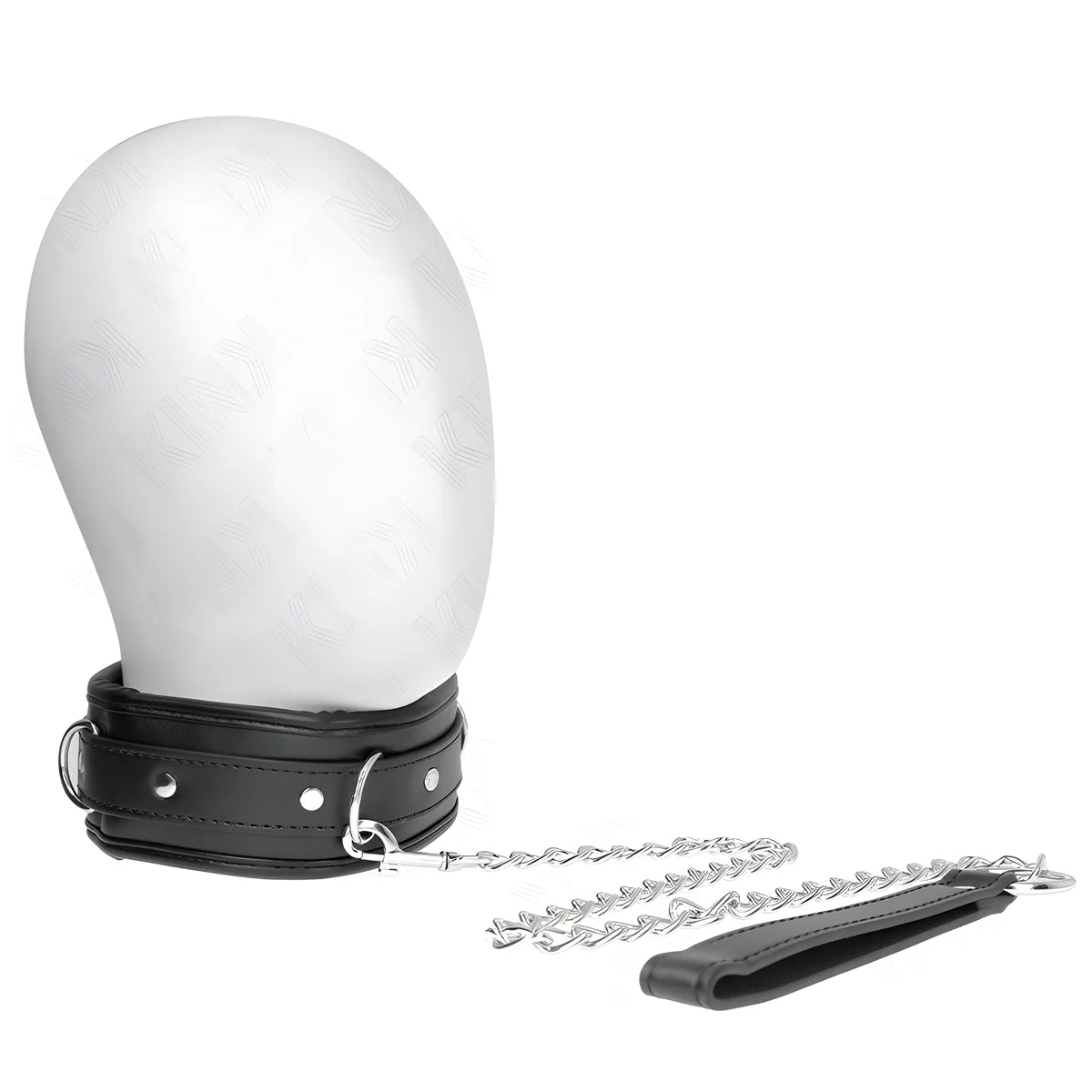 kink collier avec bracelet imitation cuir eponge modele 3 reglable 37 54 cm x 3 cm