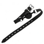 kink baillon entierement silicone 55 x 2 cm avec boule de 4 cm taille s noir ajustable 35 51 cm