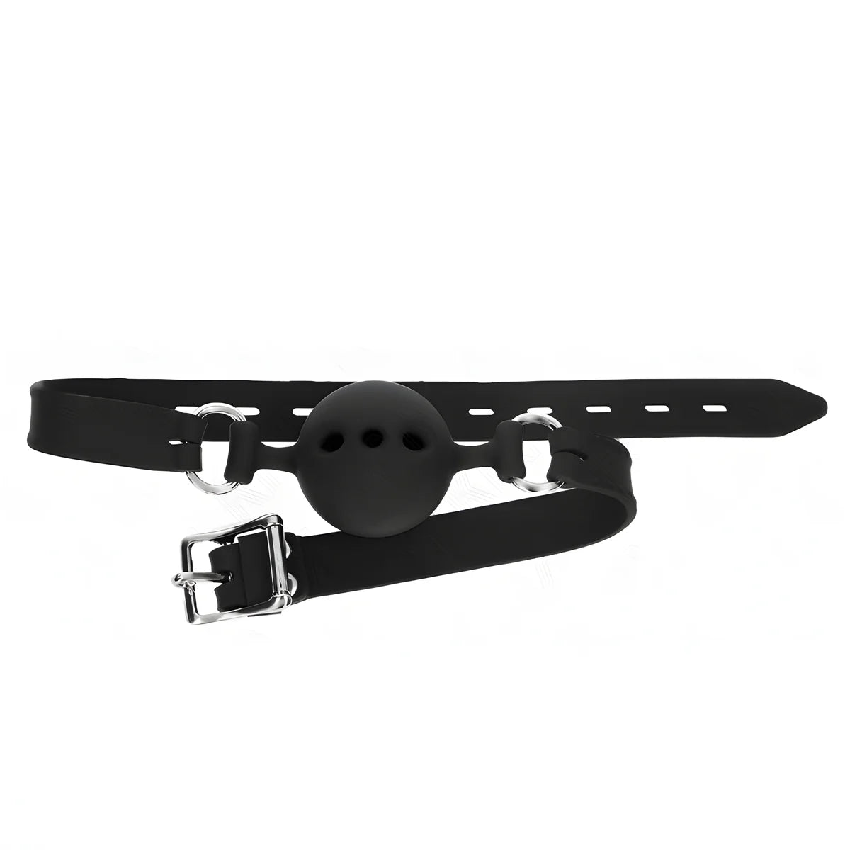 kink baton entierement silicone 55 x 2 cm avec boule de 5 cm taille l noir ajustable 35 51 cm