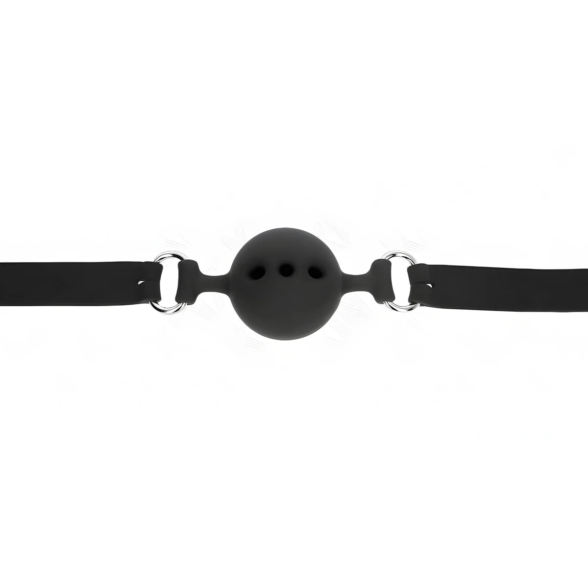 kink baton entierement silicone 55 x 2 cm avec boule de 5 cm taille l noir ajustable 35 51 cm