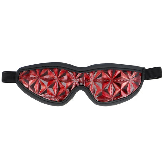 kink serre tete motif diamants rouge 20 5 x 6 cm