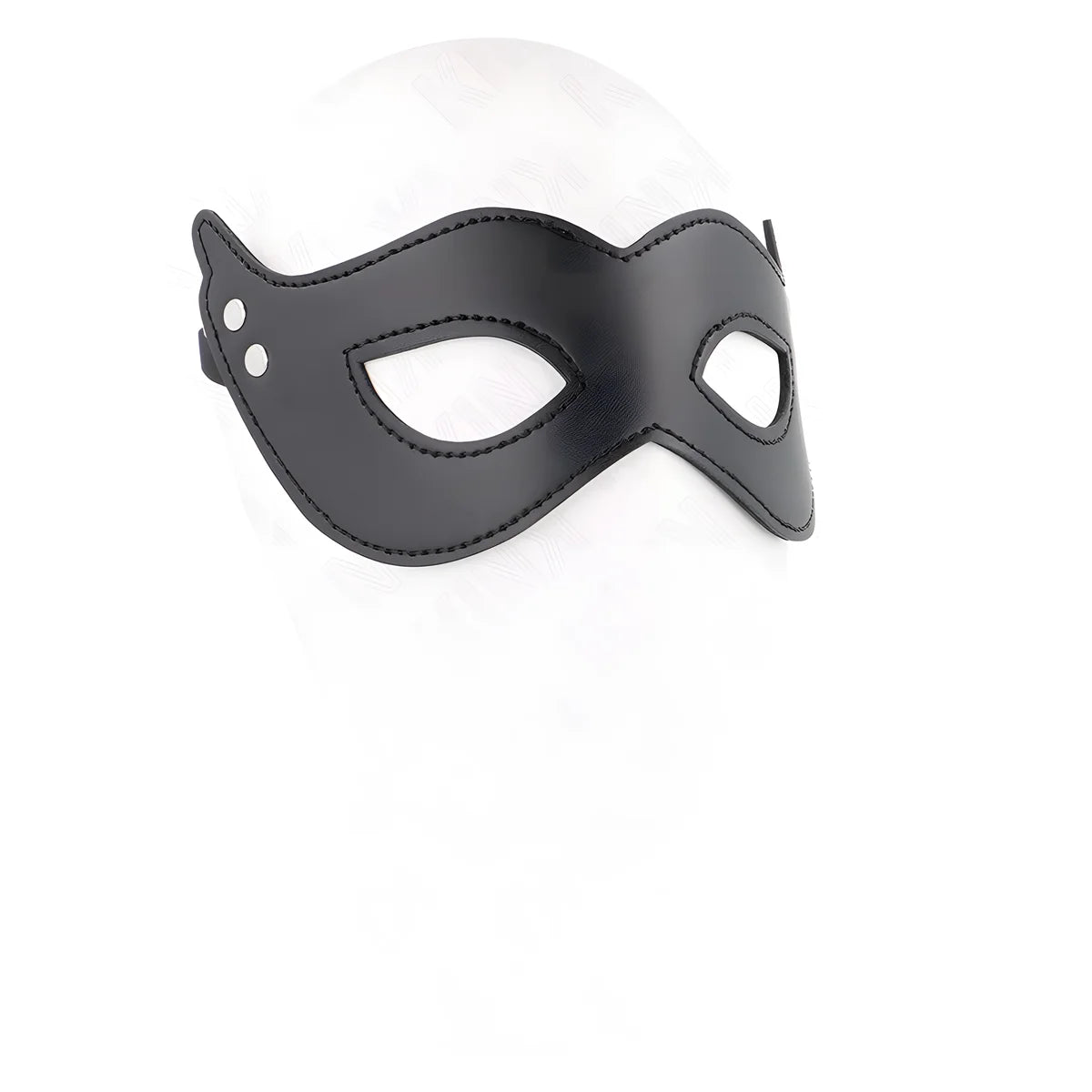 kink masque en cuirette a rivets modele 1 26 x 8 cm