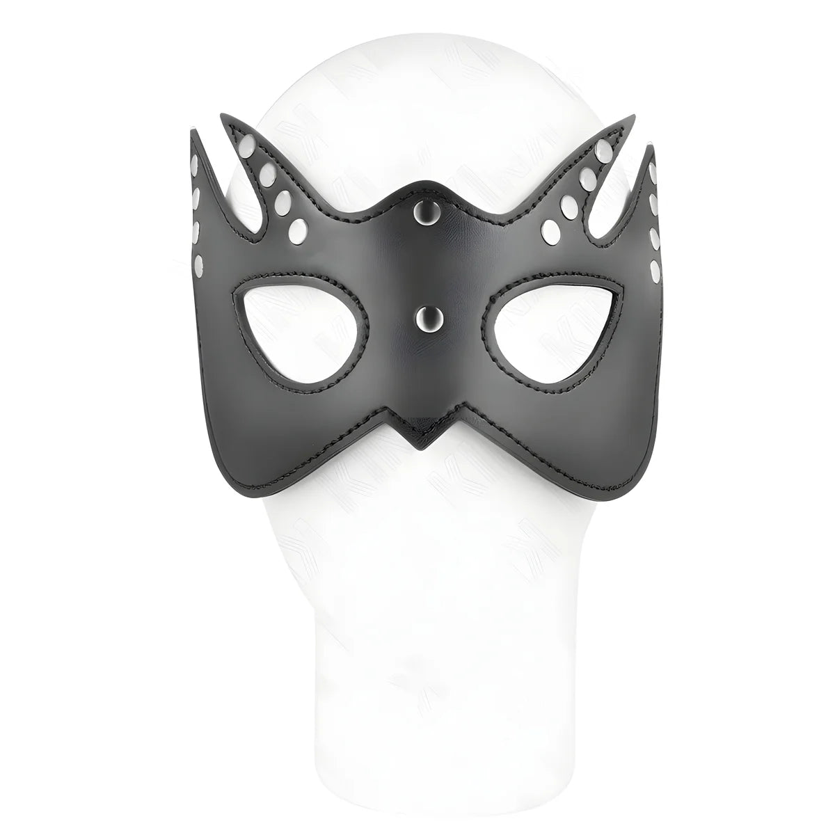 kink masque de chauve souris avec rivets 23 x 15 cm