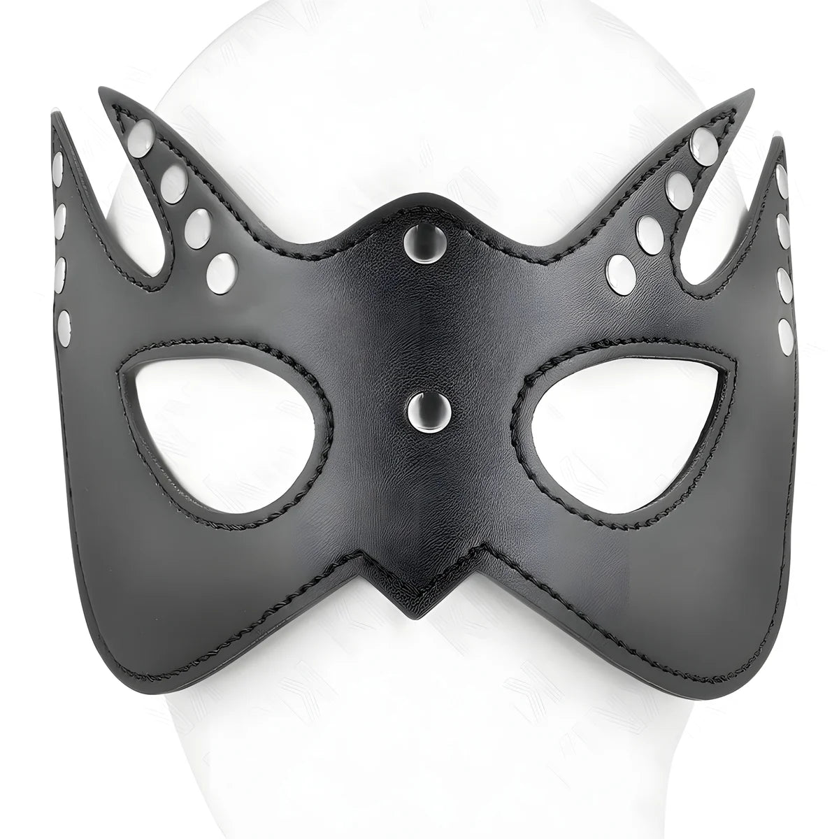 kink masque de chauve souris avec rivets 23 x 15 cm