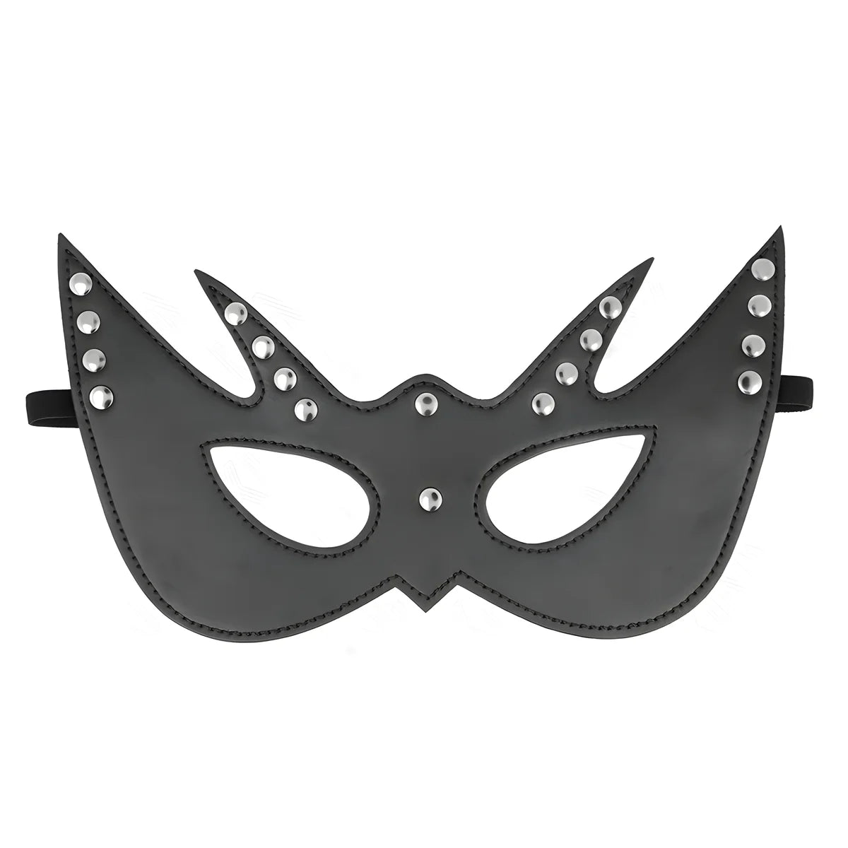 kink masque de chauve souris avec rivets 23 x 15 cm