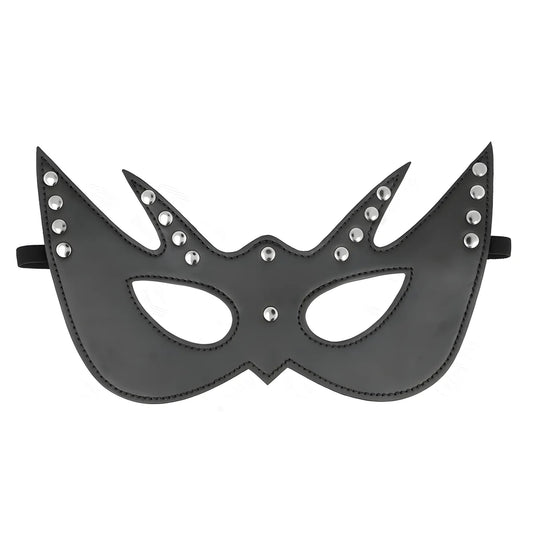 kink masque de chauve souris avec rivets 23 x 15 cm