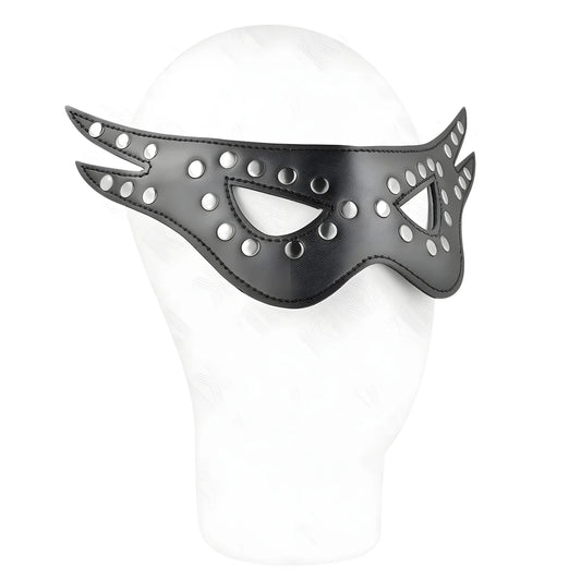 kink masque sexy en cuirette modele 1 27 x 13 cm