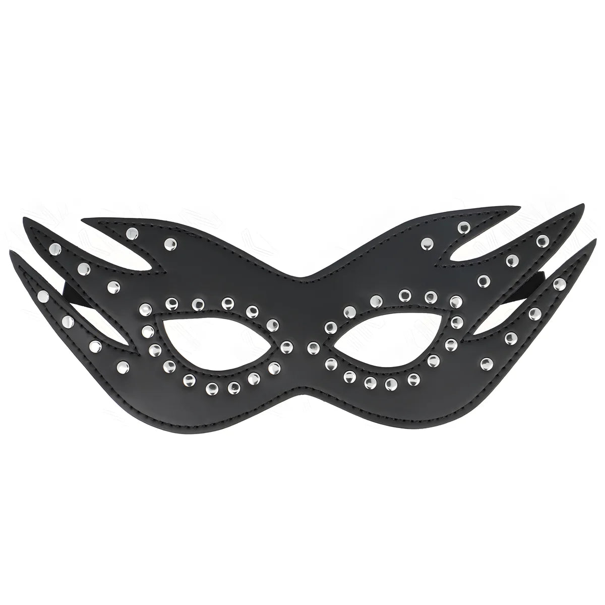 kink masque en cuirette a rivets modele 3 26 x 9 5 cm